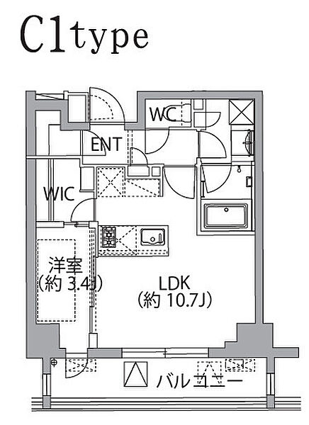 レスピール蓮根 403｜東京都板橋区坂下２丁目(賃貸マンション1LDK・4階・37.71㎡)の写真 その2