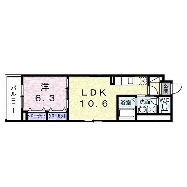 ノークス 201｜東京都品川区豊町１丁目(賃貸マンション1LDK・2階・41.65㎡)の写真 その2