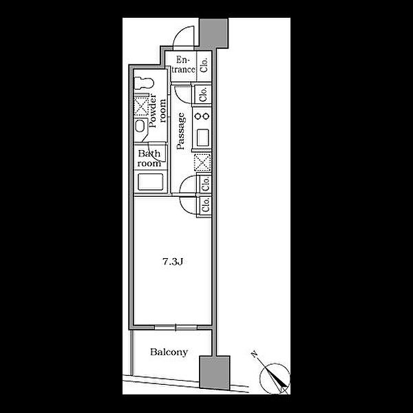 レジディア恵比寿II 303｜東京都渋谷区恵比寿西１丁目(賃貸マンション1K・3階・24.89㎡)の写真 その2