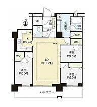 コスモポリス品川 31F ｜ 東京都港区港南３丁目6-21（賃貸マンション3LDK・31階・81.82㎡） その2