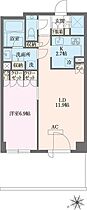 ジュールＡ（ジュールエー） 1104 ｜ 東京都港区麻布十番１丁目10-10（賃貸マンション1LDK・11階・50.32㎡） その2