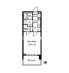 MFPRコート蒲田 10階1Kの間取り