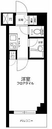 ルーブル大森参番館 1Kの間取図画像