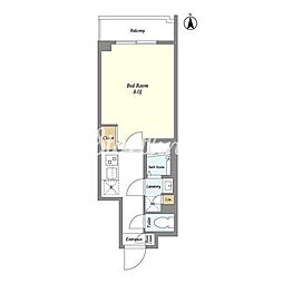 ルネッサンスコート大森本町 1Kの間取図画像