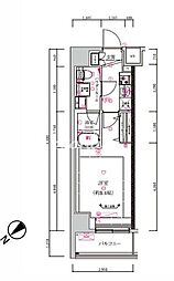 スプレスター大森山王 1Kの間取図画像