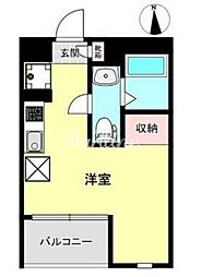 LOTUS平和島EAST 1DKの間取図画像