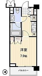 プロスペクト大森海岸 1Kの間取図画像