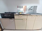 二口コンロ付きで初期費用が少し浮きます♪