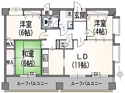 間取図画像 3LDK