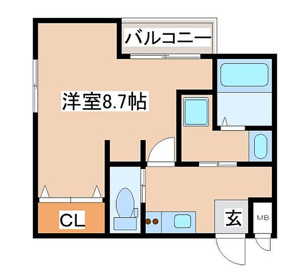 エヌエムサンカンテキャトフＥ棟 1FC｜兵庫県神戸市須磨区妙法寺字道正川(賃貸マンション1K・1階・27.30㎡)の写真 その2