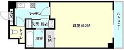 GRACESTATIONCITY 1Kの間取図画像