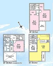 物件画像 新座市野火止5丁目　新築戸建て　23−1期　2 号棟