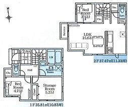 物件画像 練馬区大泉町2丁目　新築一戸建て　22−2期　5号棟