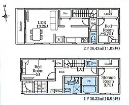 物件画像 練馬区大泉町2丁目　新築一戸建て　22−2期　2号棟