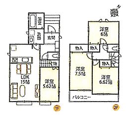 物件画像 川口市安行領家　新築一戸建て　Ｍ号棟