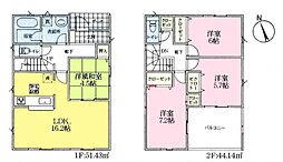 物件画像 草加市八幡町　新築戸建て　第6　1号棟