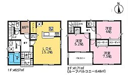 物件画像 草加市稲荷3丁目　新築一戸建て　第24　2号棟