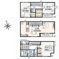 物件画像 新座市東北1丁目　新築一戸建て　4期　3号棟