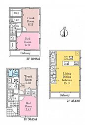 物件画像 川口市大字芝　新築一戸建て　03826　2号棟