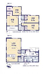 物件画像 上尾市向山3丁目　新築一戸建て　6期　1号棟