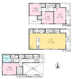 物件画像 板橋区富士見町　新築一戸建て　013　3号棟