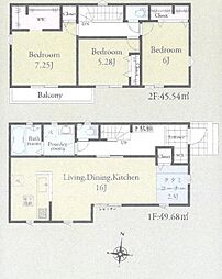 物件画像 練馬区西大泉4丁目　新築戸建て　23−2期　5号棟