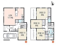 物件画像 川口市朝日3丁目　新築一戸建て　4期　1号棟