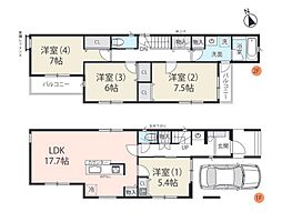 物件画像 川口市朝日3丁目　新築一戸建て　4期　6号棟