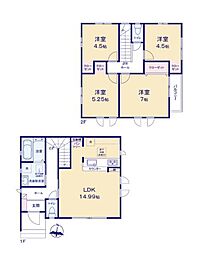 物件画像 ふじみ野市西1丁目　新築一戸建て　1期　2号棟