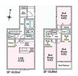 物件画像 富士見市山室2丁目　新築戸建て　23−1期　2号棟