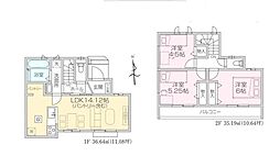 物件画像 所沢市中新井2丁目　新築一戸建て　13期　1号棟