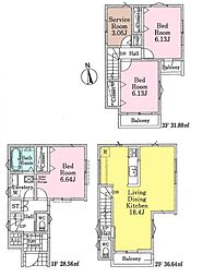 物件画像 戸田市下前2丁目　新築戸建て　201III　1号棟