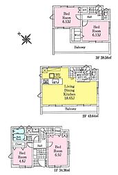 物件画像 さいたま市北区日進町3丁目　新築戸建て　3406　2号棟