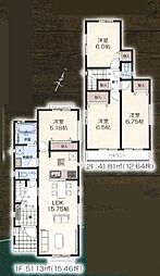 物件画像 川越市郭町2丁目　新築一戸建て　2期　3号棟