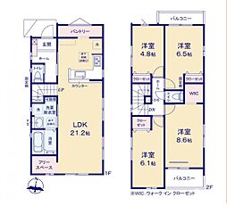 物件画像 所沢市東所沢3丁目　新築一戸建て　18期　2号棟