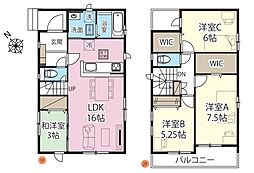 物件画像 越谷市大里　新築戸建て　3期　1号棟