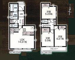 物件画像 所沢市榎町　新築一戸建て　2期　1号棟