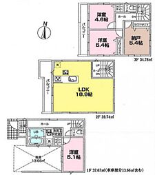 物件画像 さいたま市浦和区駒場1丁目　新築戸建て　118　5号棟