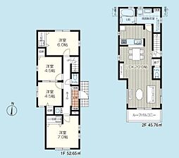 物件画像 東久留米市中央町1丁目　新築一戸建て　第6　1号棟