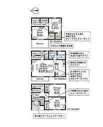 物件画像 川口市南鳩ヶ谷7丁目　新築一戸建て　4号棟