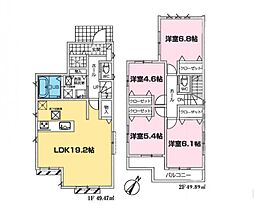 物件画像 越谷市蒲生　新築一戸建て　03830　1号棟