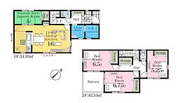 物件画像 八潮市大字古新田 新築一戸建て 12期 1号棟