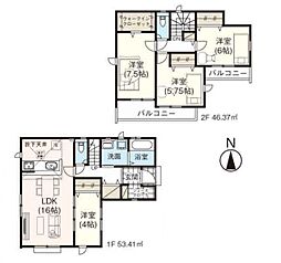 物件画像 川越市宮元町 新築一戸建て 4期 8号棟