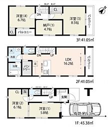 物件画像 蕨市南町3丁目　新築戸建て　III期　4号棟