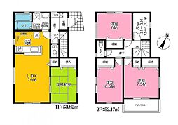 物件画像 草加市新栄2丁目 新築一戸建て 1号棟