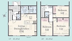 物件画像 北本市西高尾8丁目　新築一戸建て　23−1期　9号棟