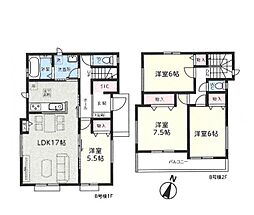物件画像 さいたま市岩槻区仲町2丁目 新築一戸建て B号棟