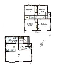 物件画像 川口市安行小山 新築一戸建て J号棟