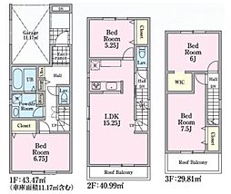 物件画像 ふじみ野市上福岡5丁目 新築一戸建て 24−1期 1号棟