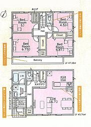 物件画像 志木市下宗岡4丁目新築一戸建て 第35 1号棟